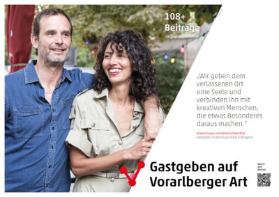 GVA, Gastgeben, Vorarlberger Art, Plakat, Tourismus