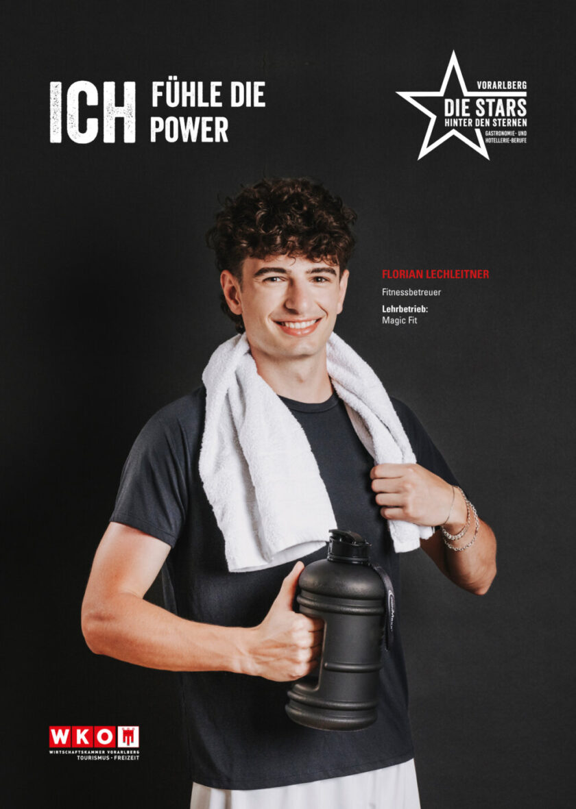 Stars hinter den Sternen, Plakat, Kampagne, Tourismus, Lehrberuf, Fitness