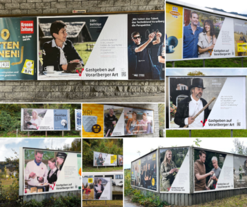 GVA, Gastgeben, Vorarlberger Art, Plakat, Tourismus