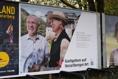 GVA, Gastgeben, Vorarlberger Art, Plakat, Tourismus