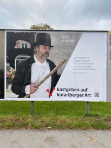 GVA, Gastgeben, Vorarlberger Art, Plakat, Tourismus